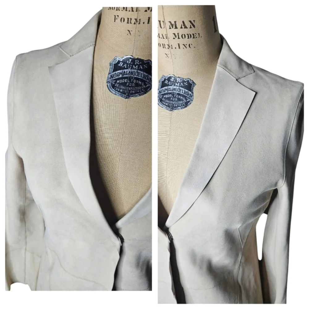 Akris Punto | Lambskin Suede Jacket | Women's | Size 4_14